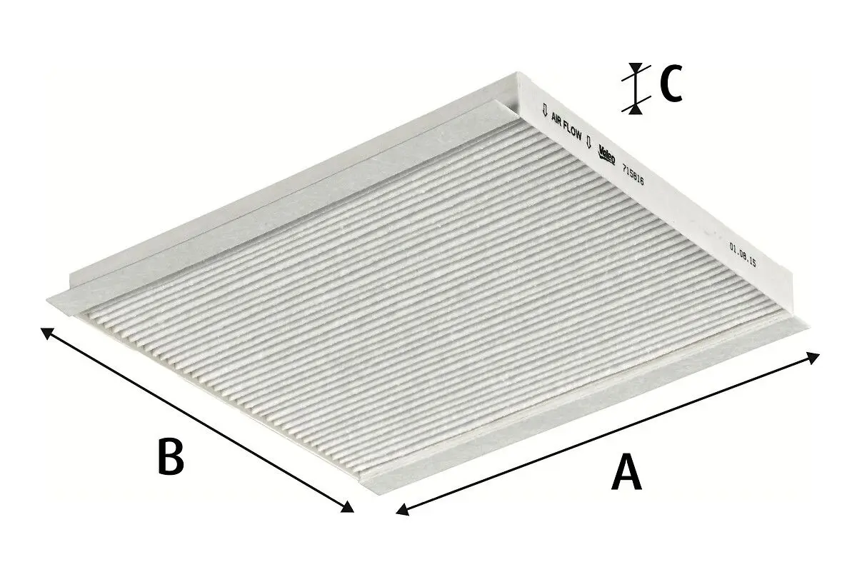 VALEO Filtr, vzduch v interiéru 715816