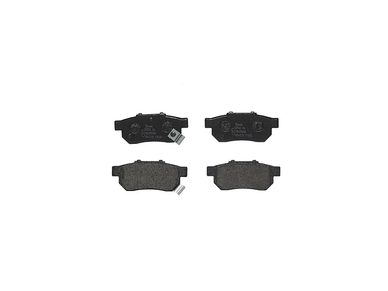 Sada brzdových destiček, kotoučová brzda BREMBO P 28 025