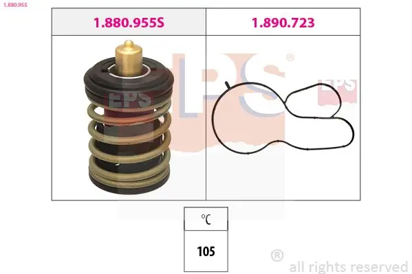 Termostat, chladivo EPS 1.880.955