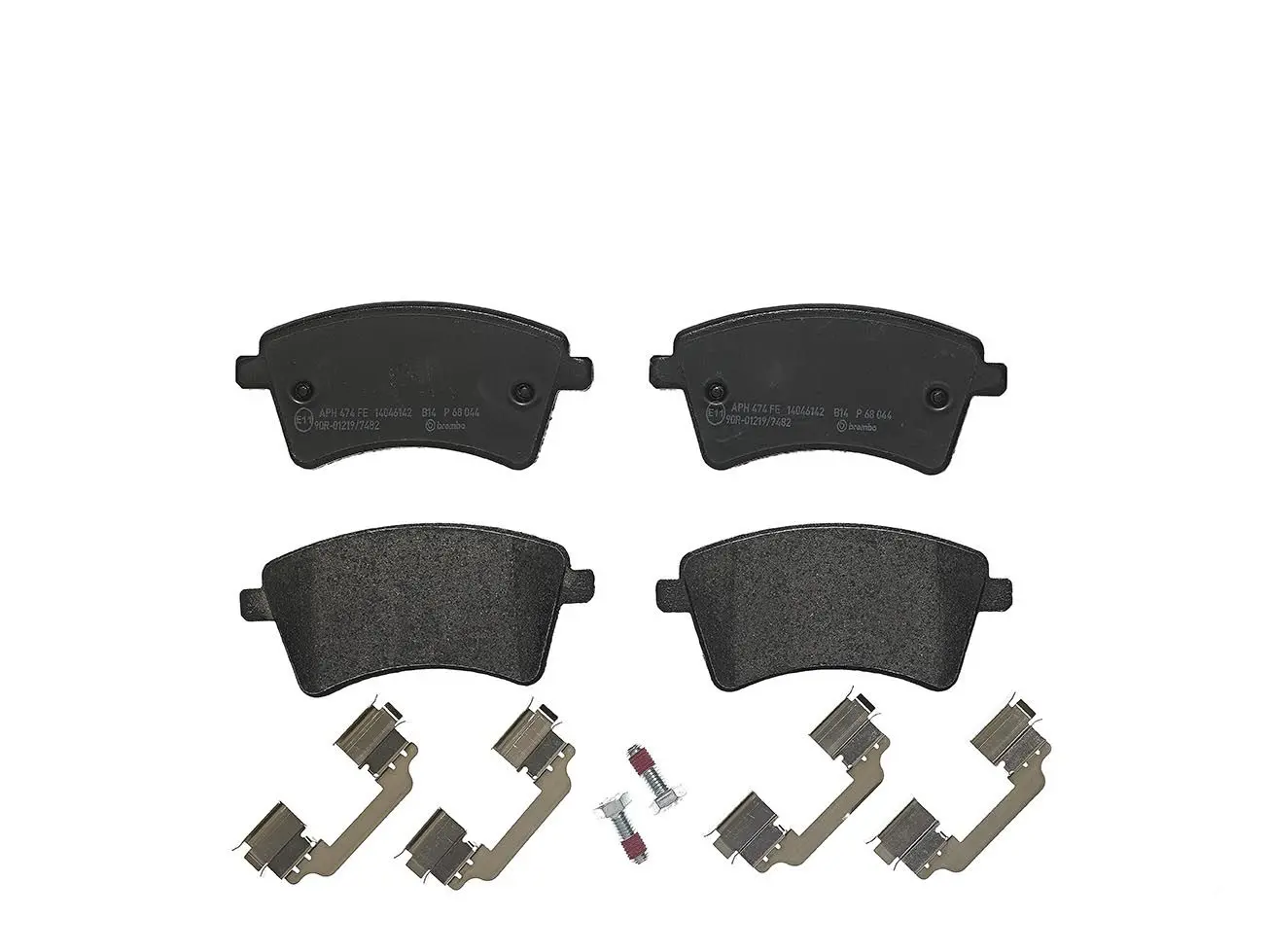 Sada brzdových destiček, kotoučová brzda BREMBO P 68 044
