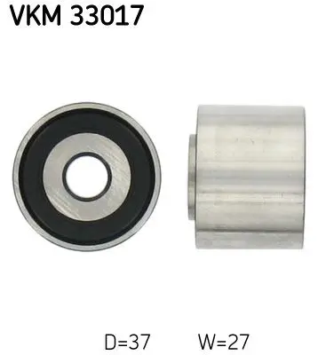 Vratná/vodicí kladka, klínový žebrový řemen SKF VKM 33017