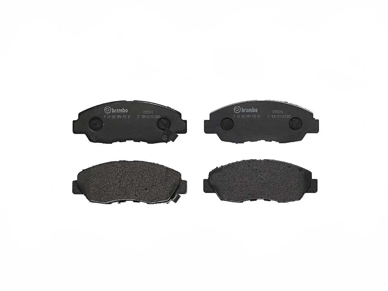 BREMBO Sada brzdových destiček, kotoučová brzda P28042