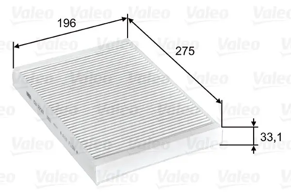 VALEO Filtr, vzduch v interiéru 715597
