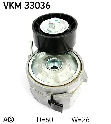 SKF Napínací kladka, žebrovaný klínový řemen VKM33036