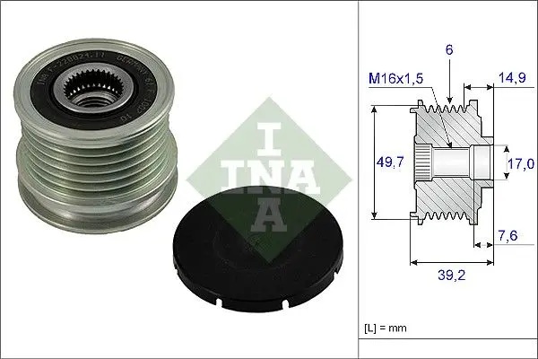 Předstihová spojka Schaeffler INA 535 0015 10