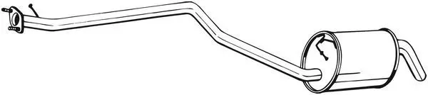 Střední tlumič výfuku BOSAL 287-111