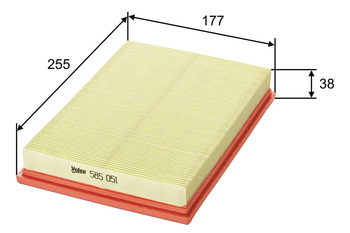 VALEO Vzduchový filtr 585051