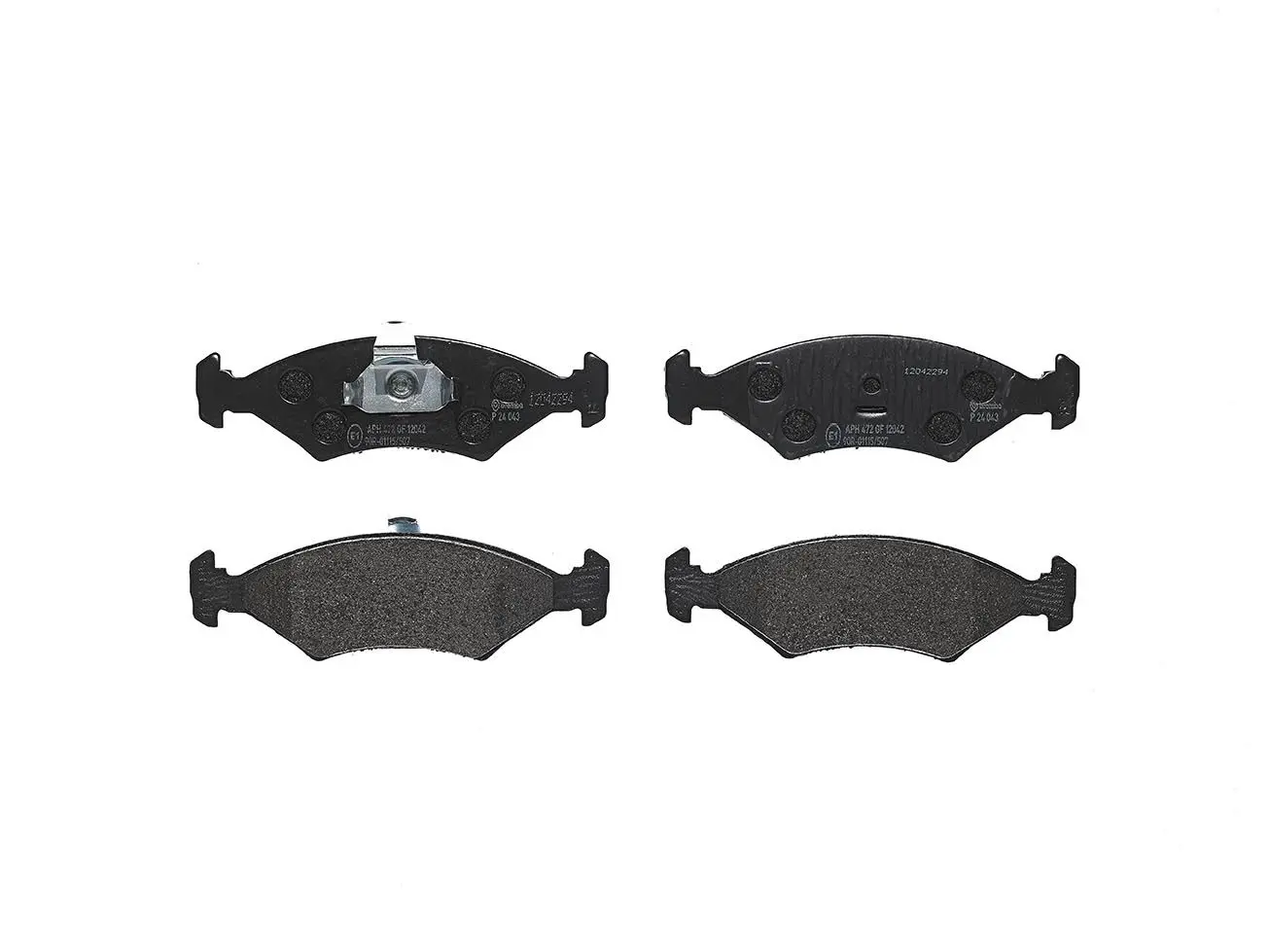 Sada brzdových destiček, kotoučová brzda BREMBO P 24 043