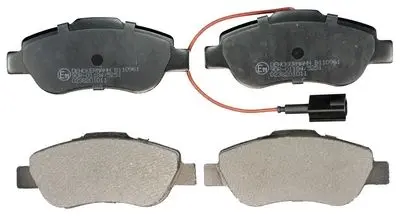 Sada brzdových destiček, kotoučová brzda DENCKERMANN B110961