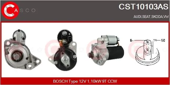 Startér CASCO CST10103AS
