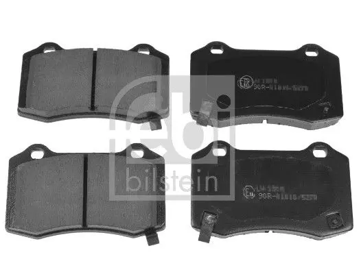FEBI BILSTEIN Sada brzdových destiček, kotoučová brzda 116382
