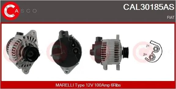 generátor CASCO CAL30185AS