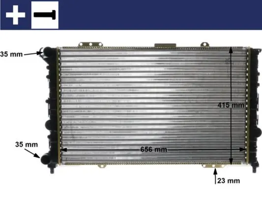 Chladič, chlazení motoru MAHLE CR 1410 000S