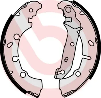 BREMBO Sada brzdových čelistí S24532