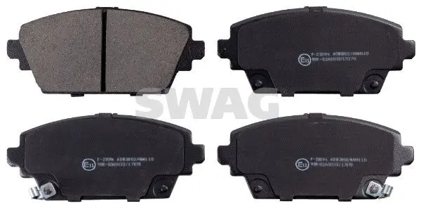 Sada brzdových destiček, kotoučová brzda SWAG 82 91 6389