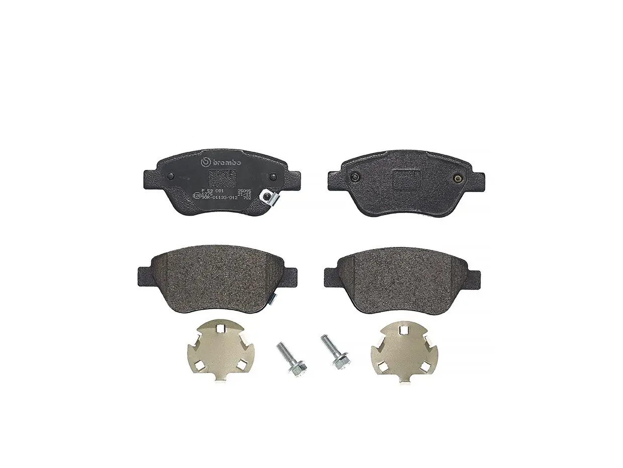 BREMBO Sada brzdových destiček, kotoučová brzda P59081