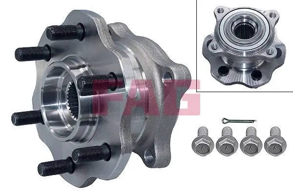 Sada ložisek kol Schaeffler FAG 713 6139 50