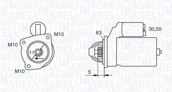 Startér MAGNETI MARELLI MQS1377
