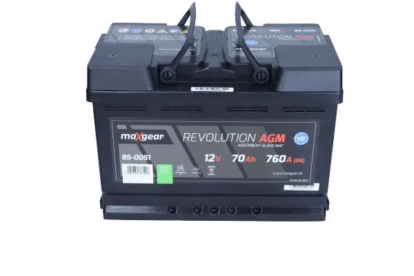 Autobaterie Maxgear Revolution AGM 12V, 70Ah, 760A, 85-0051