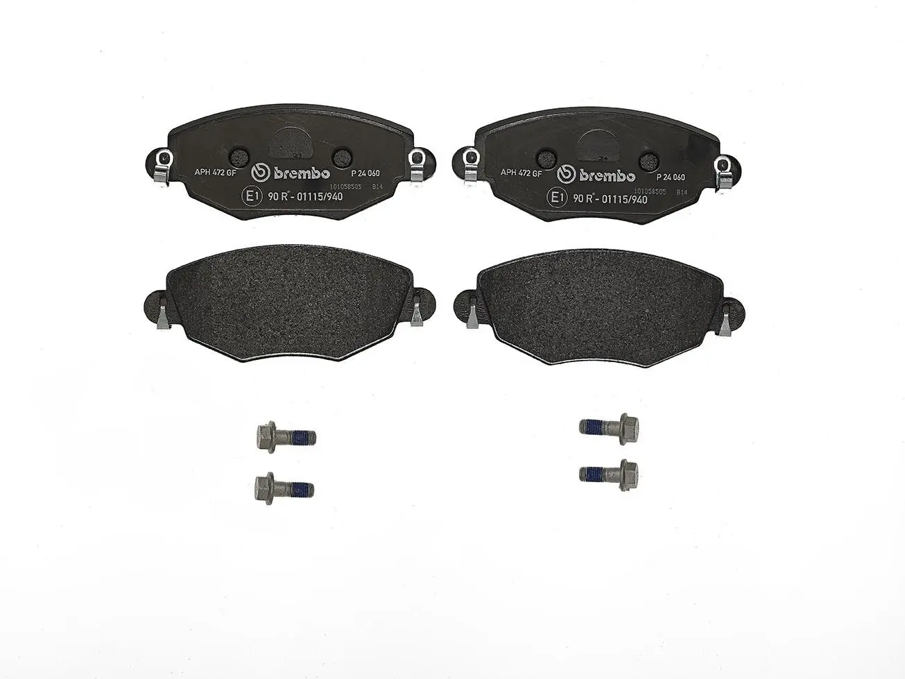 Sada brzdových destiček, kotoučová brzda BREMBO P 24 060