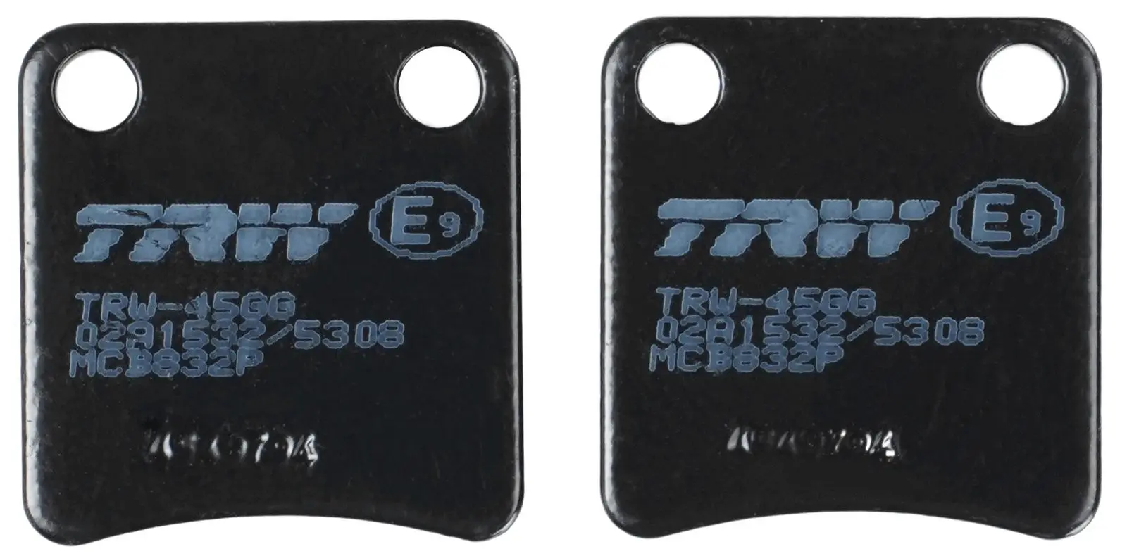 TRW ZF brzdové destičky (parkovací brzda) KH257/2 organické BMW C 650 11-, C-EVOLUTIONE 14-, HONDA FJS 400 09-16, FJS 600 03-16, CRF 1000 / 1100 15-,