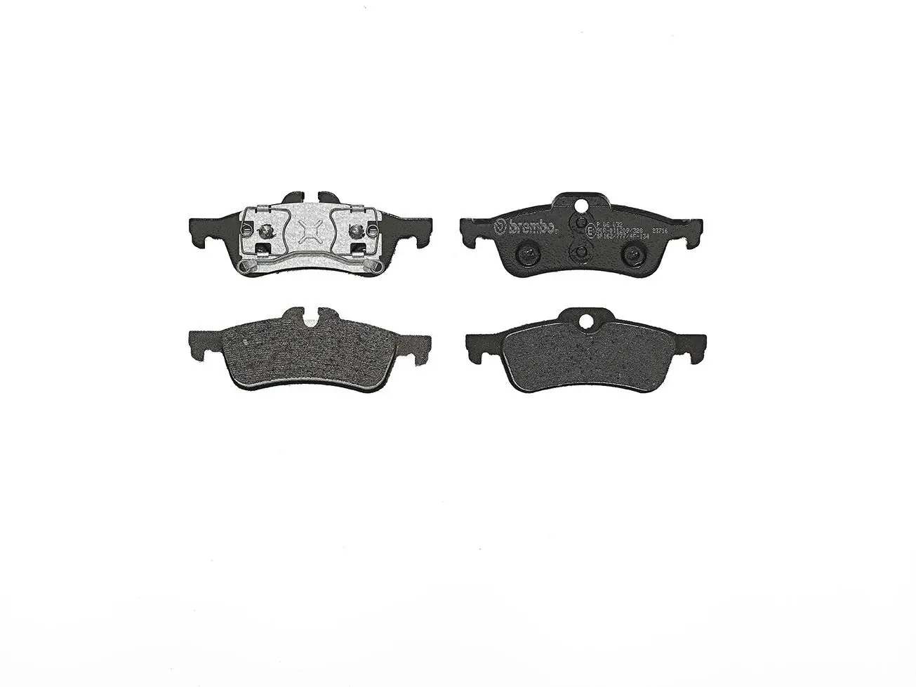 Sada brzdových destiček, kotoučová brzda BREMBO P 06 032