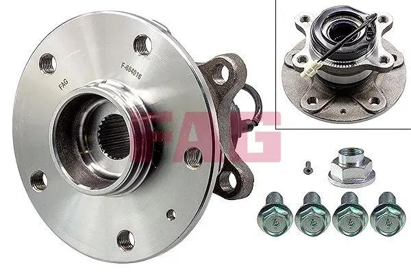 Sada ložisek kol Schaeffler FAG 713 6237 40