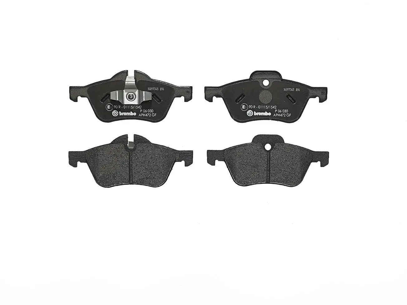 Sada brzdových destiček, kotoučová brzda BREMBO P 06 030