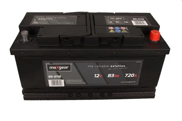 Autobaterie MAXGEAR 12V, 83Ah, 720A