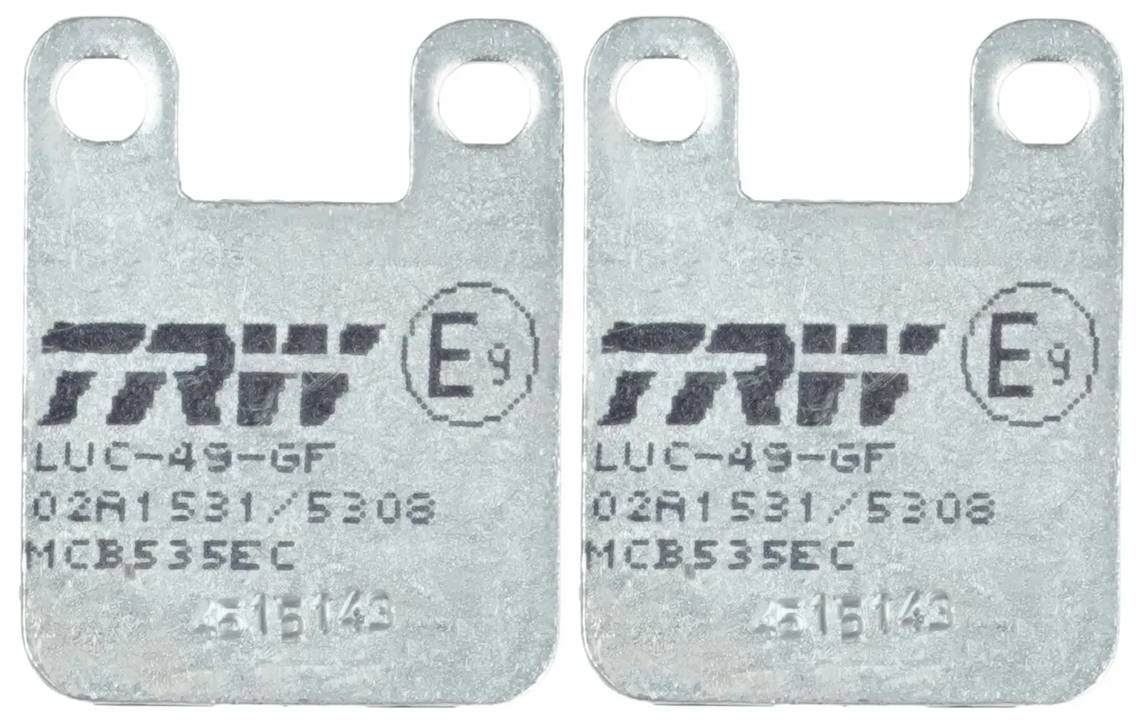 TRW ZF brzdové destičky KH115 organické KTM SX 60 / 65 98-01, SUZUKI AY 50 97-06, YAMAHA TZR 50 03-, přední / zadní (TRW ZF brzdové destičky KH115)