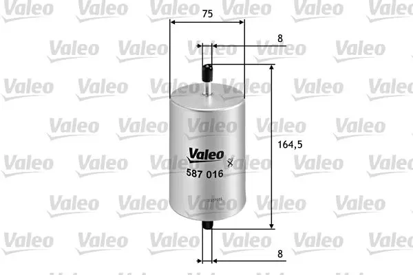 Palivový filtr VALEO 587016