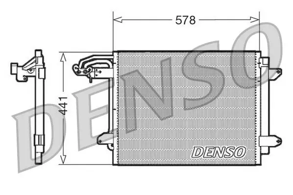 DENSO Kondenzátor, klimatizace DCN32030