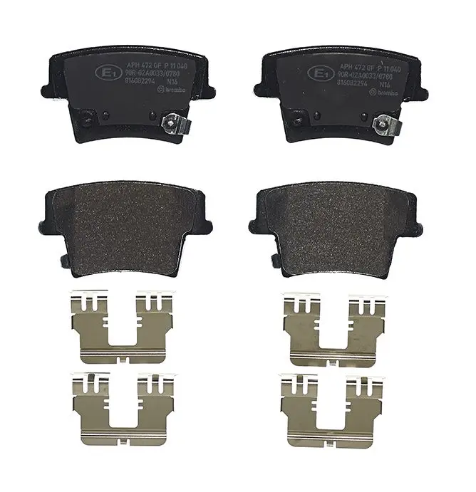 BREMBO Sada brzdových destiček, kotoučová brzda P11040