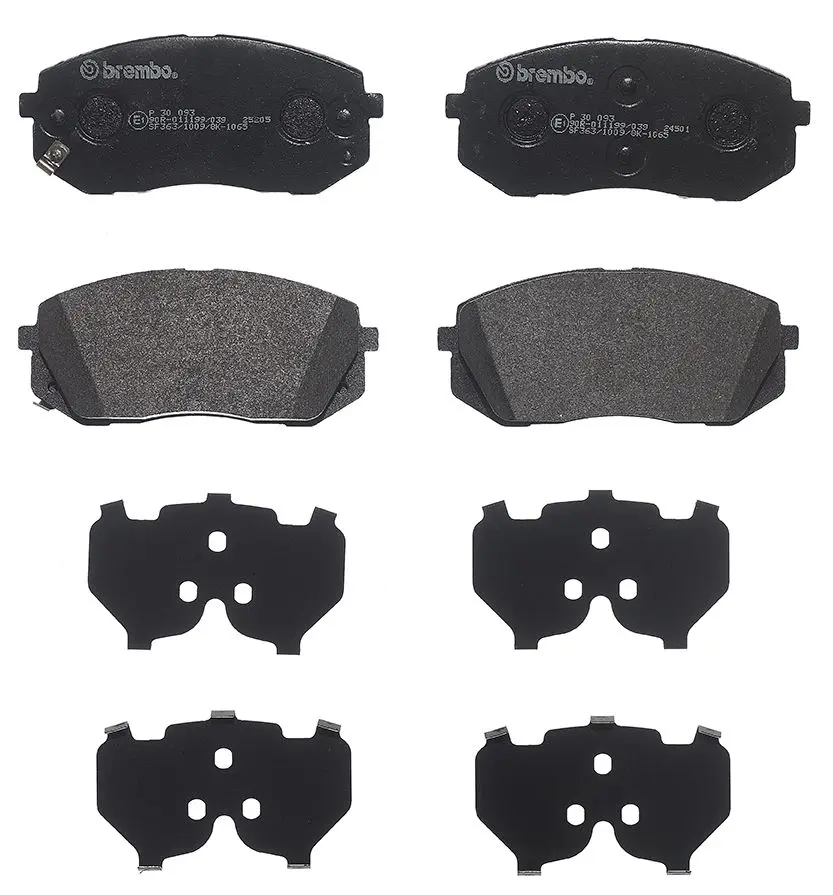 Sada brzdových destiček, kotoučová brzda BREMBO P 30 093