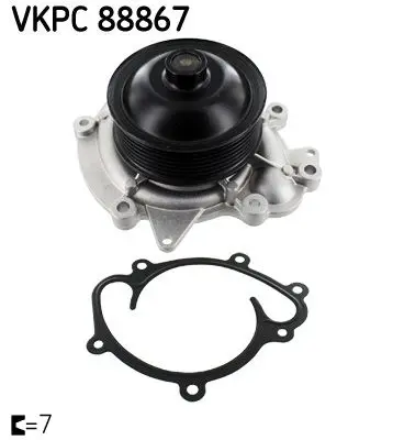 Vodní čerpadlo, chlazení motoru SKF VKPC 88867