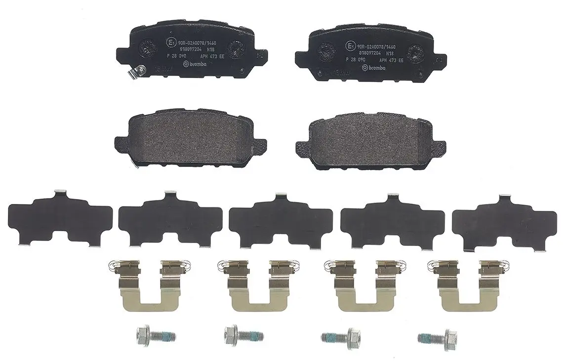 Sada brzdových destiček, kotoučová brzda BREMBO P 28 090