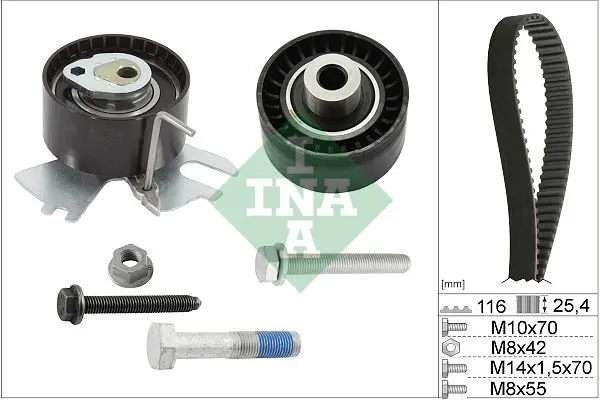 Sada rozvodového řemene Schaeffler INA 530 0558 10
