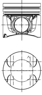 Píst KOLBENSCHMIDT 40262600