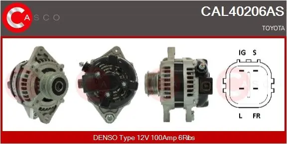 generátor CASCO CAL40206AS