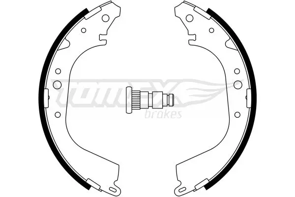 Sada brzdových čelistí TOMEX Brakes 23-35