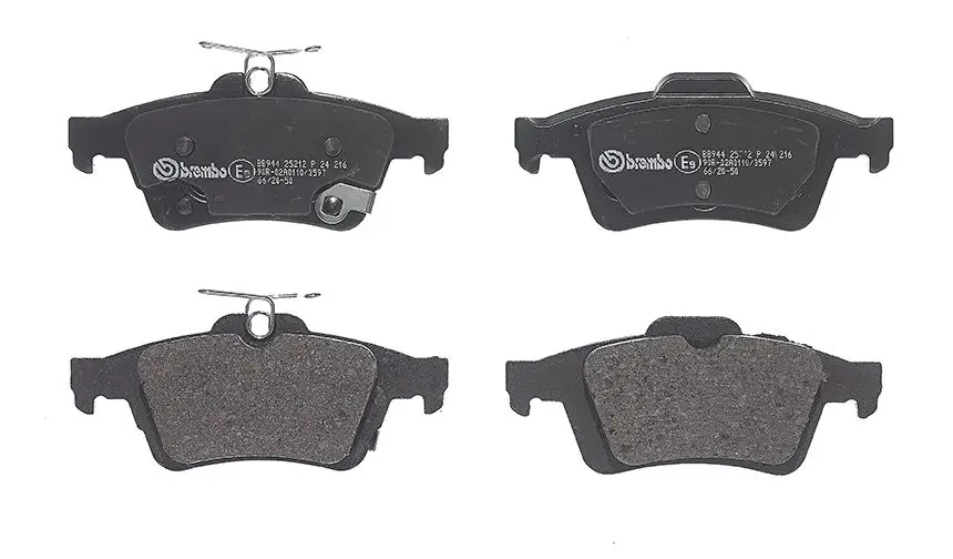 Sada brzdových destiček, kotoučová brzda BREMBO P 24 216