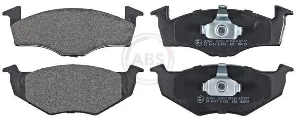 Sada brzdových destiček, kotoučová brzda A.B.S. 36969