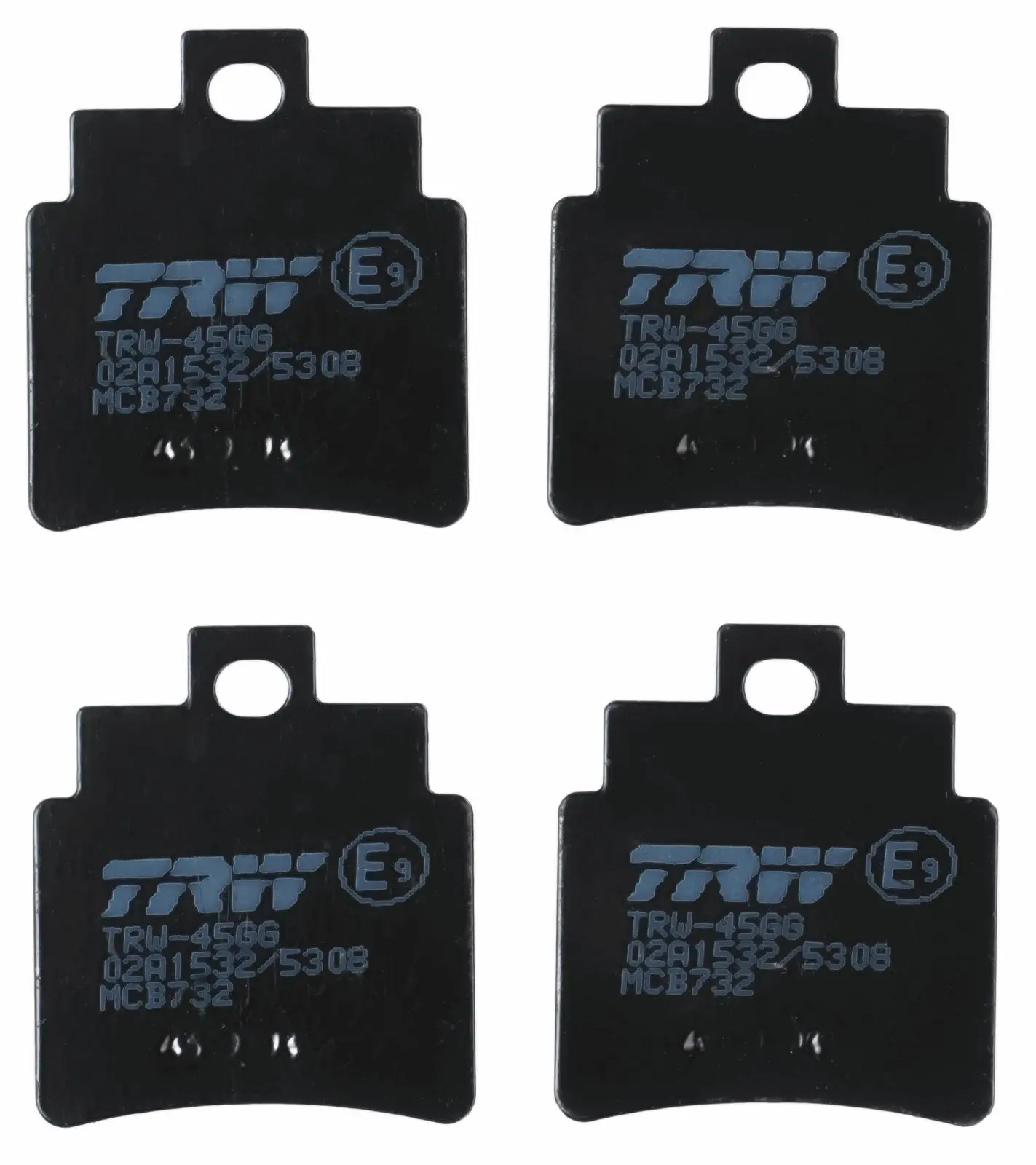 TRW ZF brzdové destičky KH355/4 organické SYM GTS JOYMAX/VOYAGER 125 05-, FIRENZE 250 06-07, VOYAGER 250 05-, přední ( )