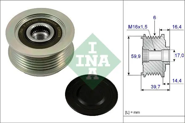 Předstihová spojka Schaeffler INA 535 0241 10