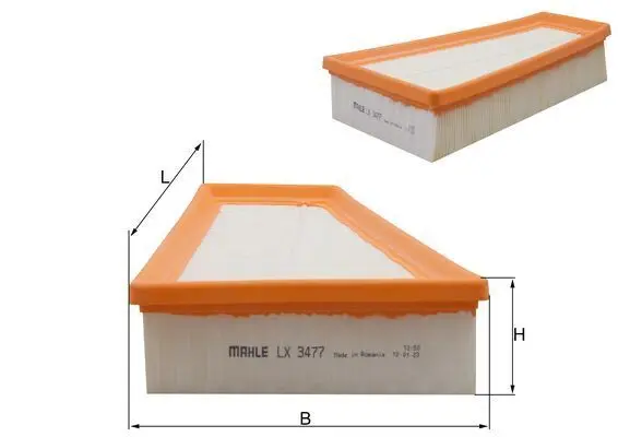 Vzduchový filtr MAHLE LX 3477