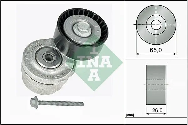 Napínák, žebrovaný klínový řemen Schaeffler INA 534 0101 20