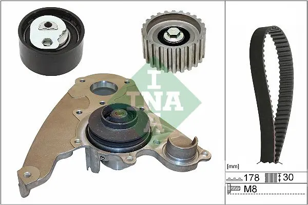 Vodní pumpa + sada ozubeného řemene Schaeffler INA 530 0232 30