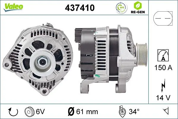 generátor VALEO 437410