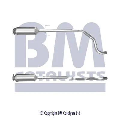 Filtr sazových částic, výfukový systém BM CATALYSTS BM11169