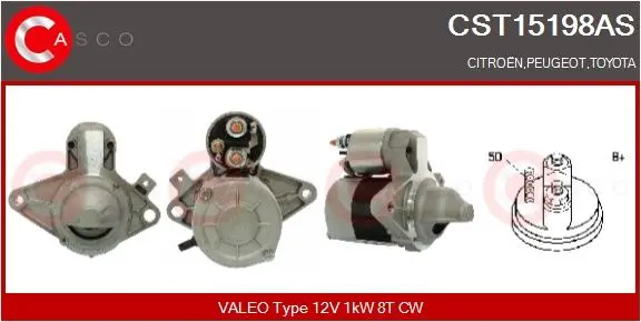 Startér CASCO CST15198AS